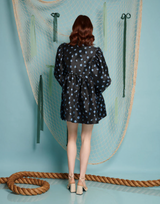 Paddle Jacquard Mini Dress