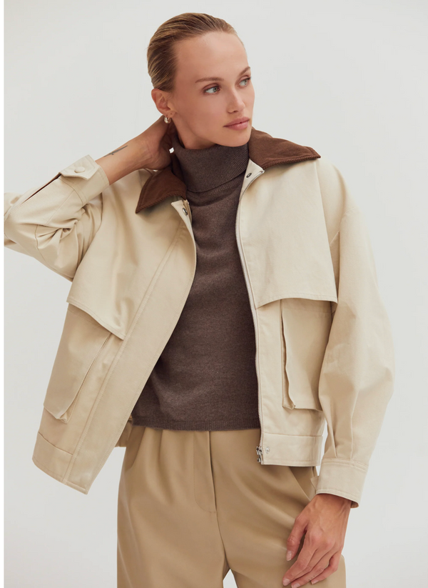 Alexis Corduroy Collared Jacket