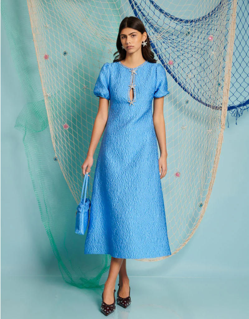 Reef Jacquard Midi Dress
