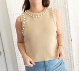 Pearl Sweater - Tan