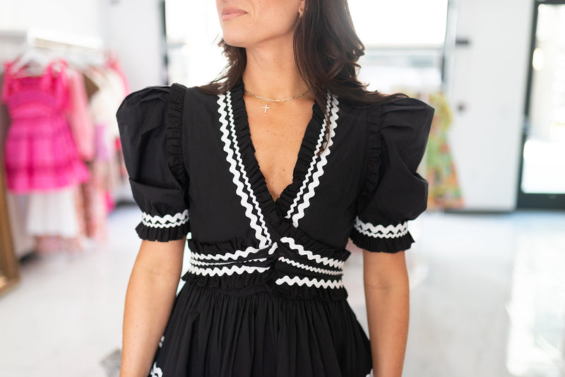 Hortensia Dress Black