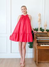 Carnelian Halter Neck Dress