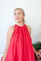Carnelian Halter Neck Dress