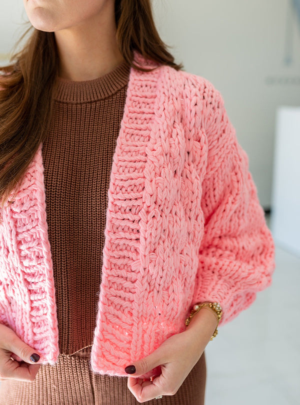 Gigi Cardigan - Baby Pink