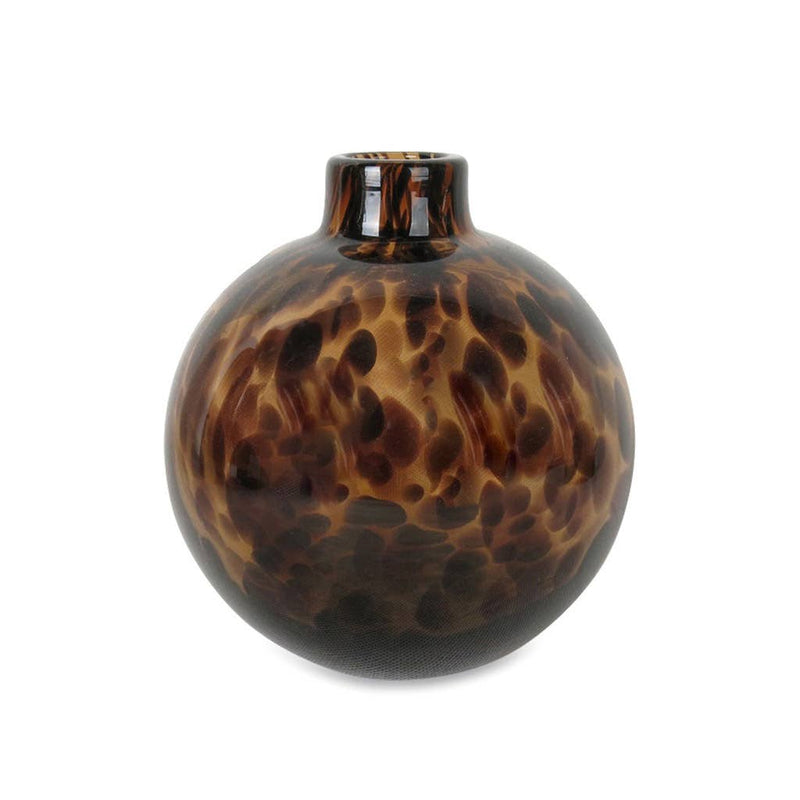 Leopard Round Vase