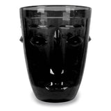 Glass goblet Black Face