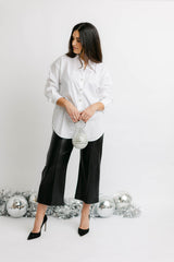 Jeweled Top - White
