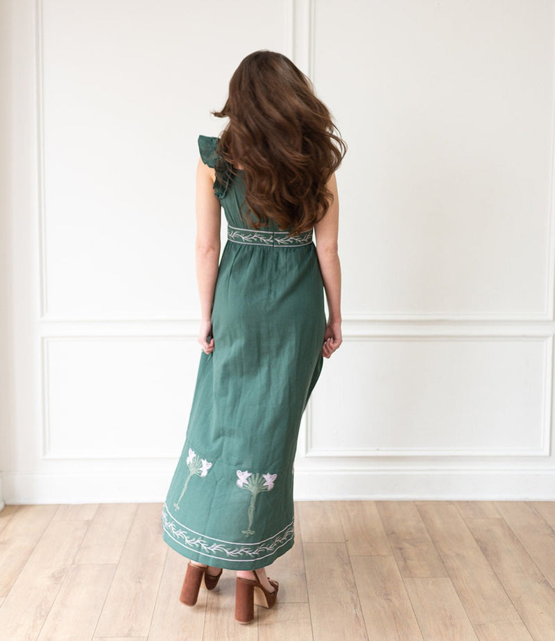 Celine Linen Maxi
