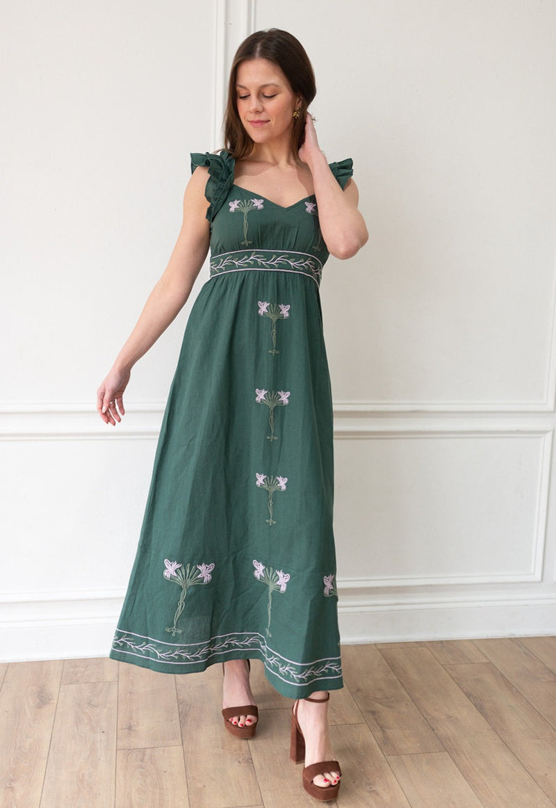 Celine Linen Maxi