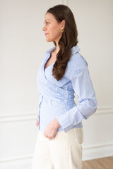 The Hackney Shirt - Blue Stripe