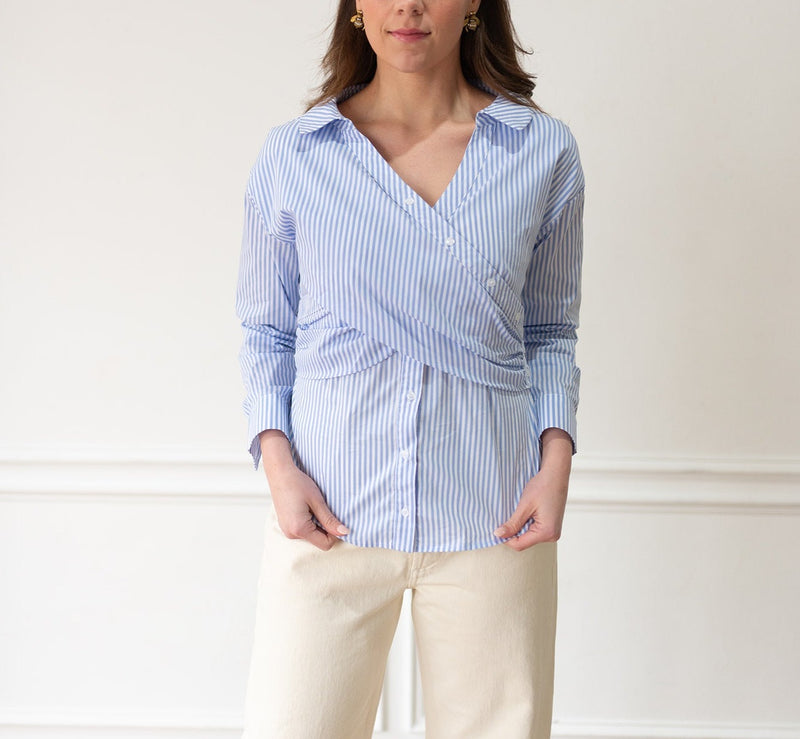 The Hackney Shirt - Blue Stripe