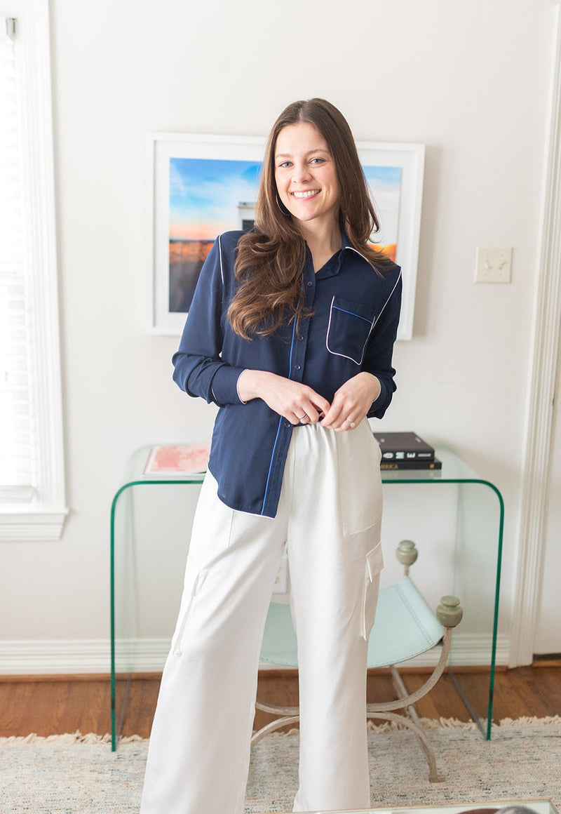 Satin Cargo Pant