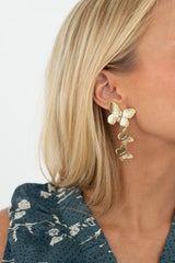 Large Butterfly Drop Earrings