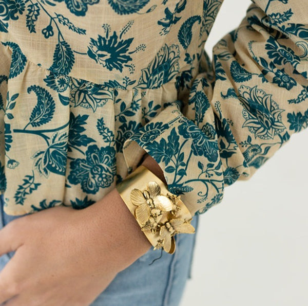 Butterfly Bee Cuff