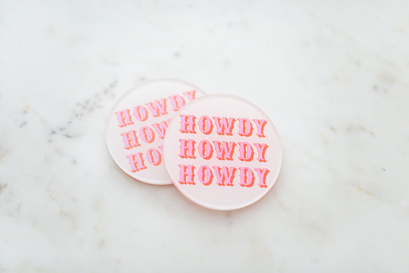 Howdy Coasters (Set of 2)