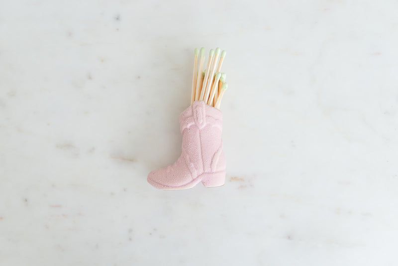 Cowboy Boot Match Holder - Pink