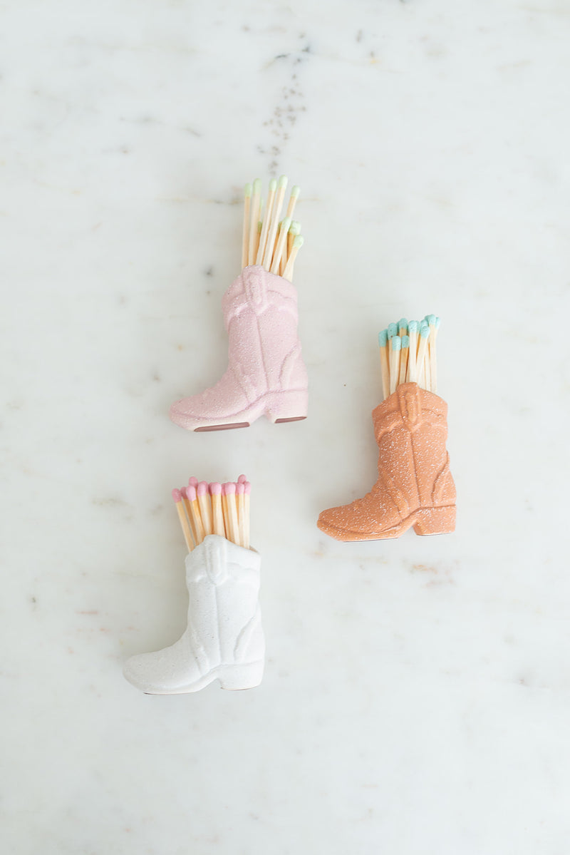 Cowboy Boot Match Holder - Pink
