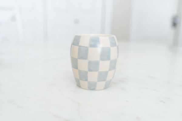 Check Mate Candle - Cotton + Teak