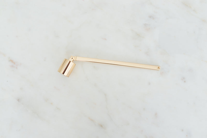 Gold Tone Candle Snuffer